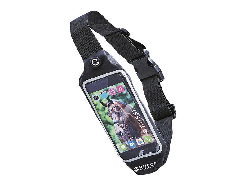 schwarze Gürteltasche