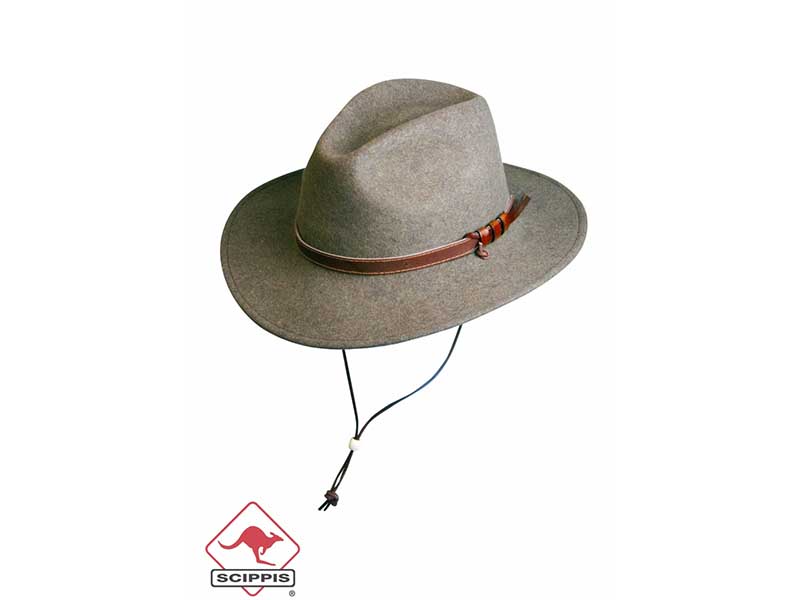 Hut *Warren* 100% Wolle-olive