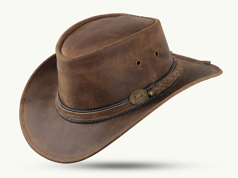 Scippi Lederhut Irving braun