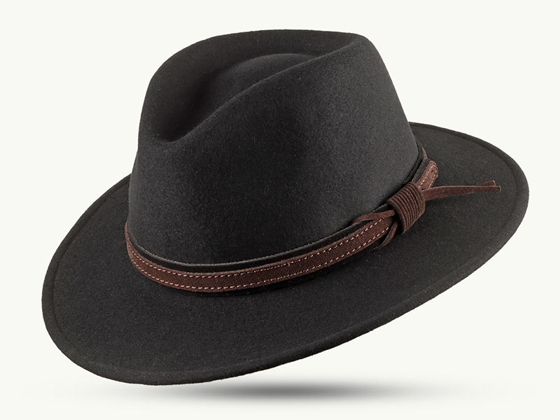 Scippis Wollhut Boston schwarz