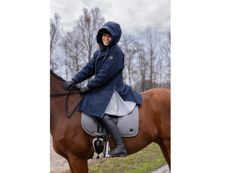 Reitmantel Arktis für Damen schwarz