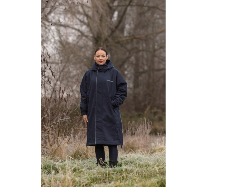 Reitmantel Arktis für Damen schwarz