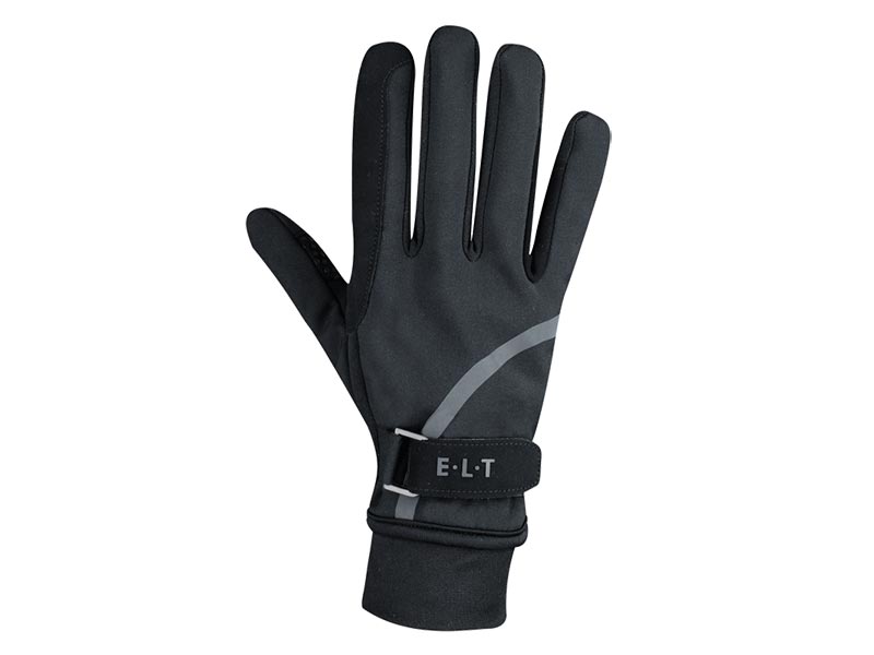 schwarzer Reithandschuh