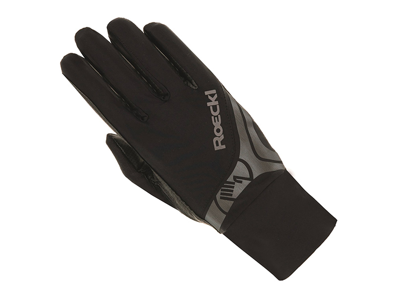 schwarzer Reithandschuh