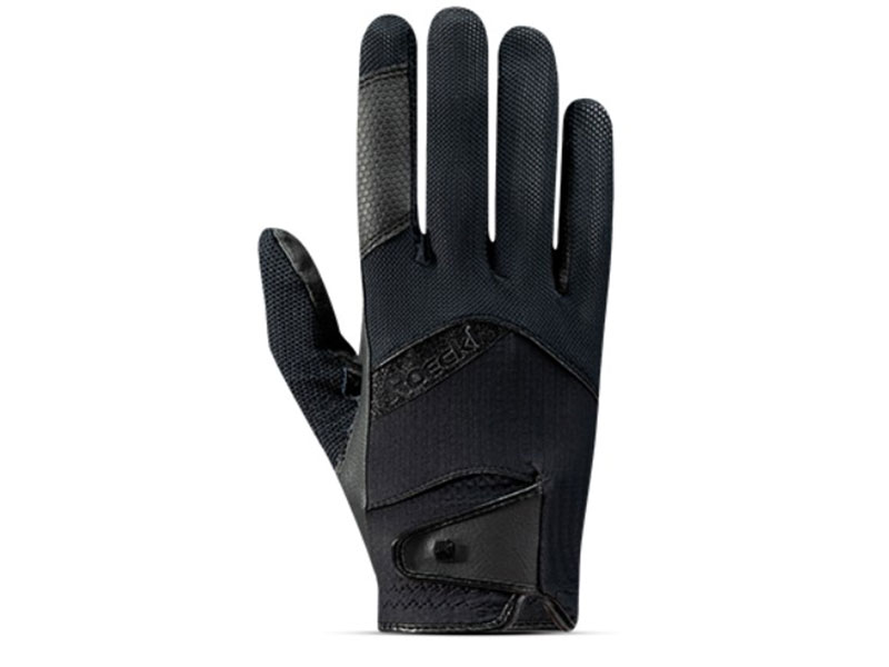 schwarzer Reithandschuh