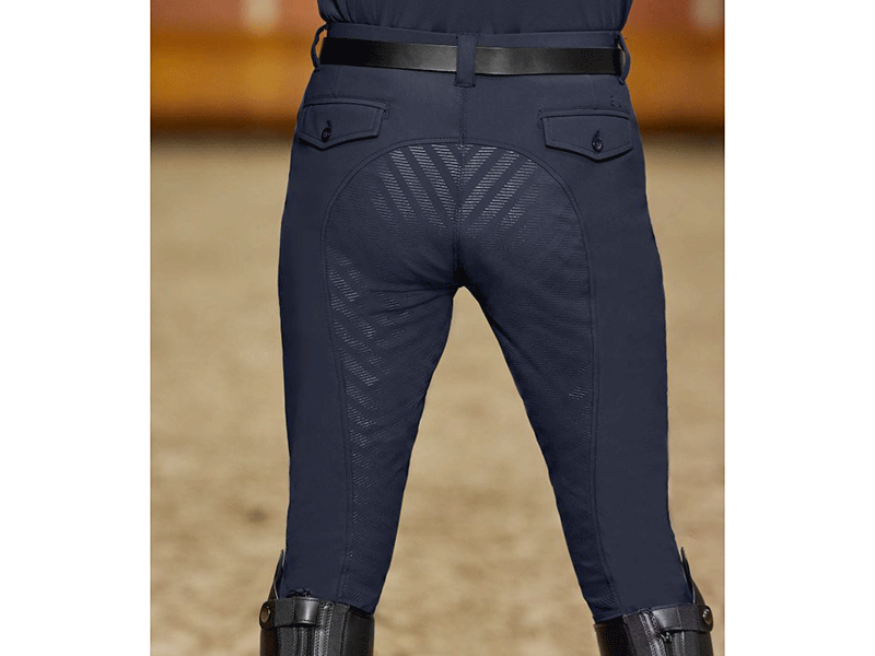 schwarze Herren Reithose