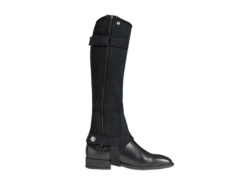 schwarze Mini Chaps