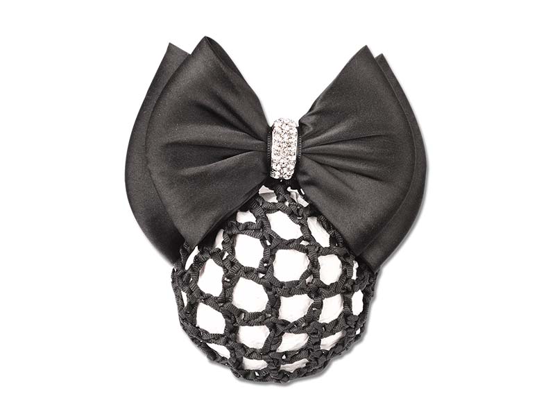 Knoten Haarnetz mit Zierschleife und Spange