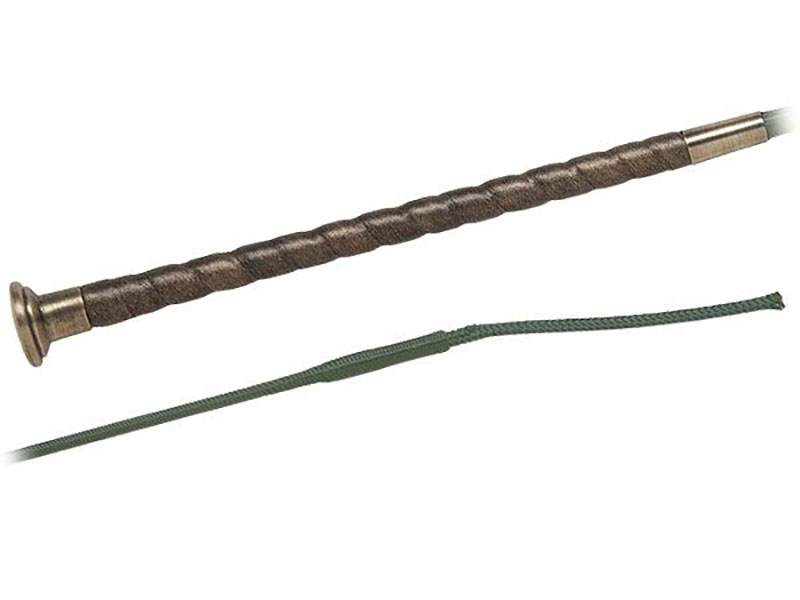 Dressurgerte Elegance Ledergriff Nylongespinst