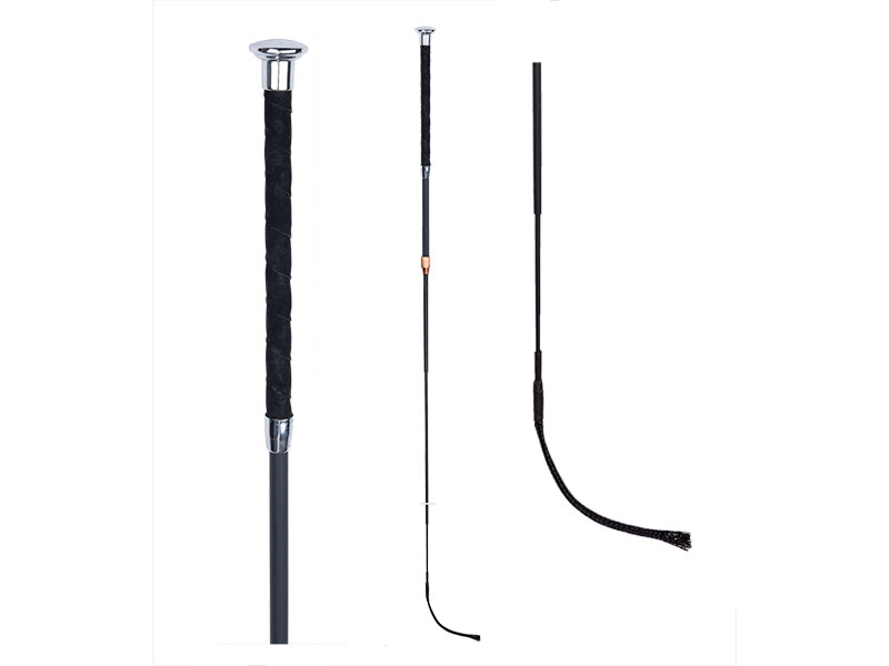 schwarze Dressurgerte 