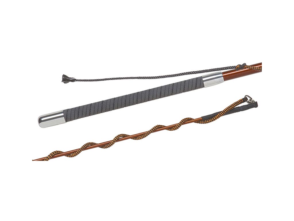 Schwarze Longierpeitsche 