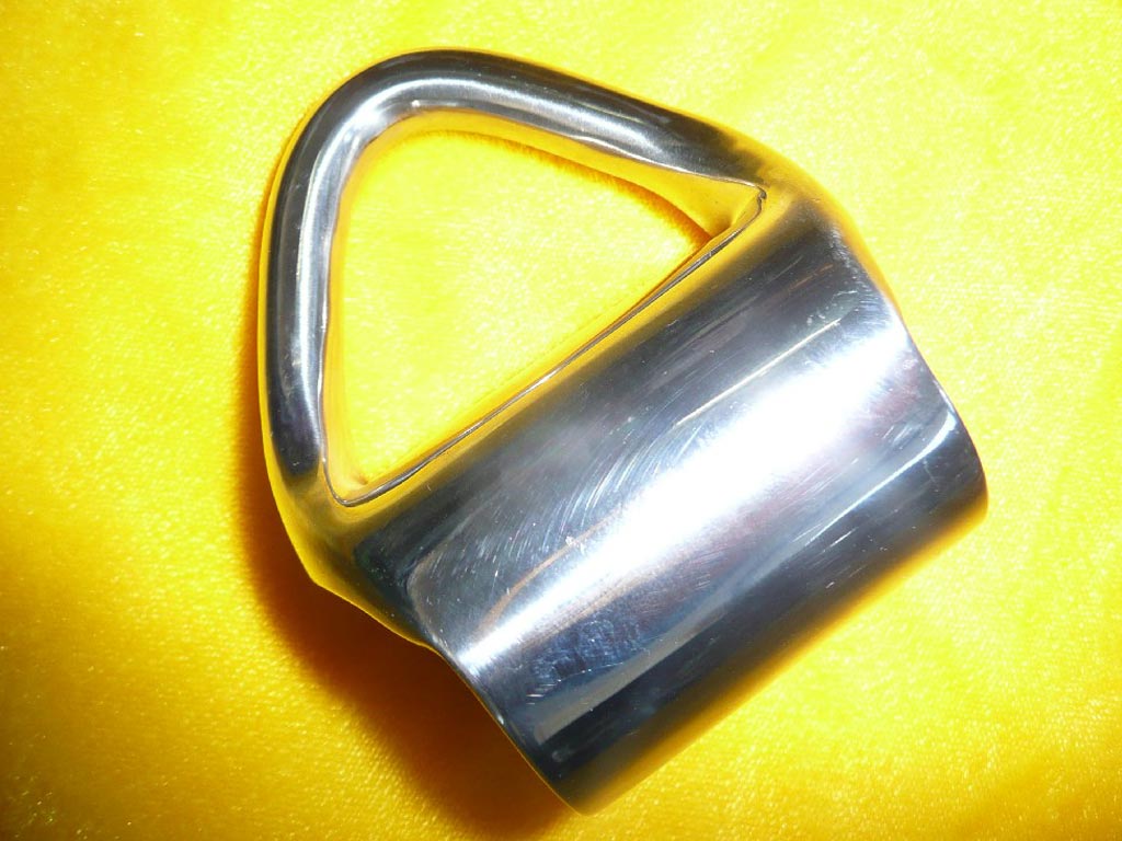 Silberner Strangadapter