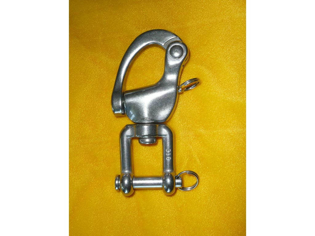 Silberner Schnellverschluss groß