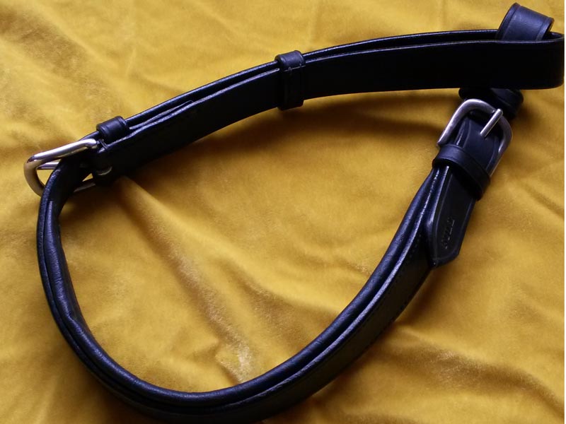 schwarzer Sprungriemen 