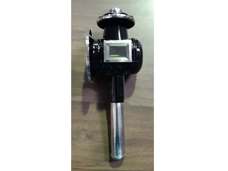 Schwarze Kutschenlampe für Ponykutsche