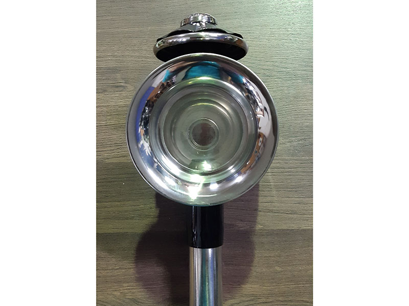 Schwarze Kutschenlampe für Ponykutsche