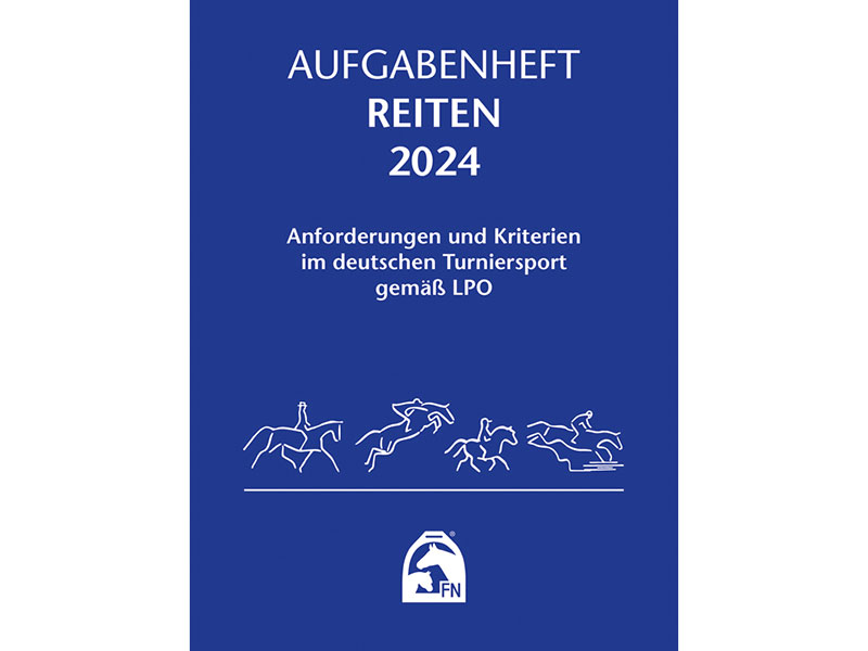 Buch Aufgabenheft Reiten 2024 FN Verlag