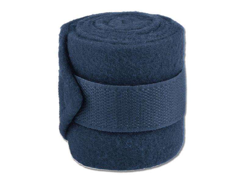 blaue Fleece-Bandage
