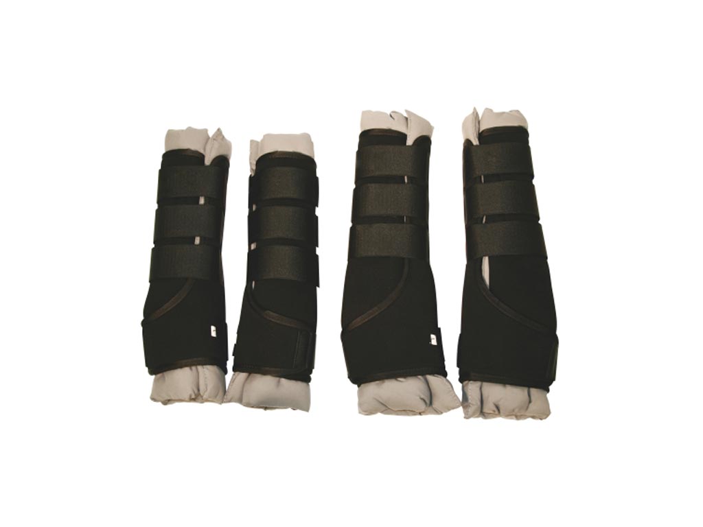 schwarze Transportgamaschen