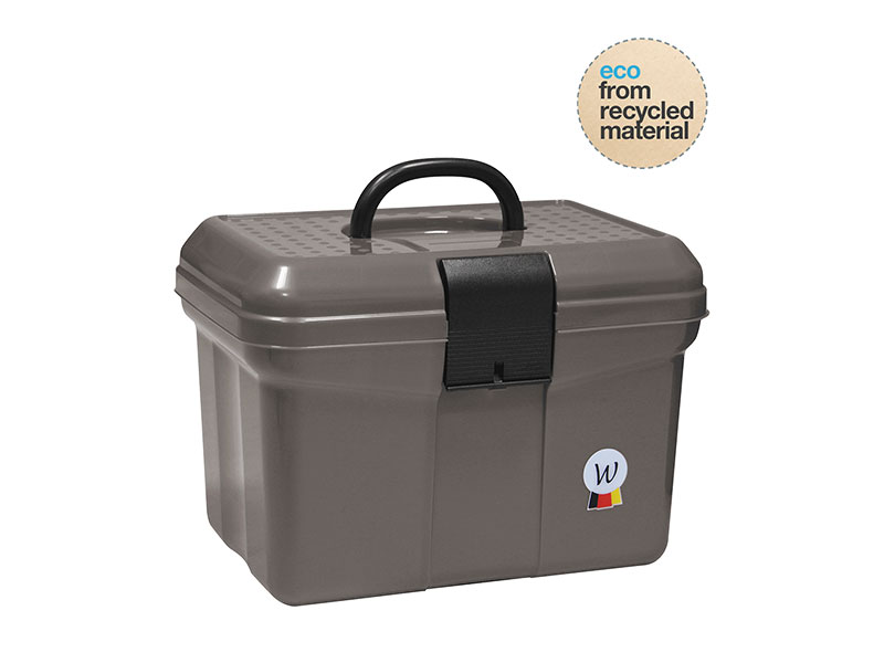 graue Putzbox mit Griff