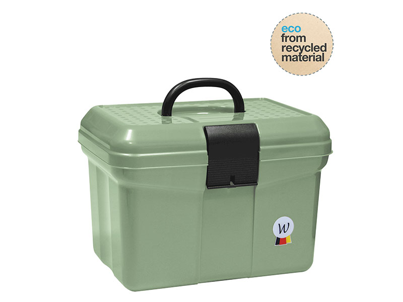 grüne Putzbox mit Griff