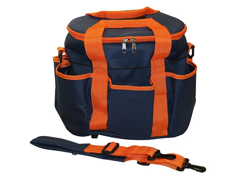 rot blaue Putztasche
