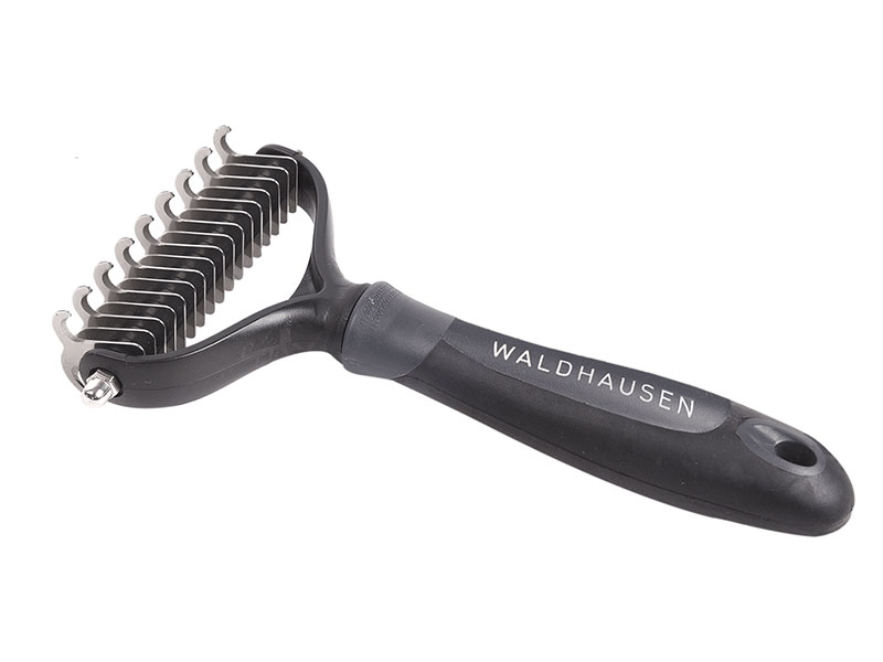 Entfilzungskamm mit grauem Gelgriff