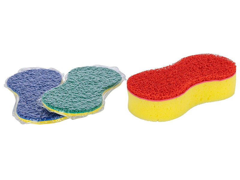 Schwammset rot grün blau