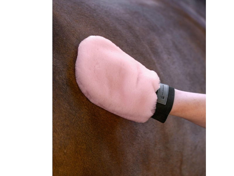 Lammfellputzhandschuh Lucky