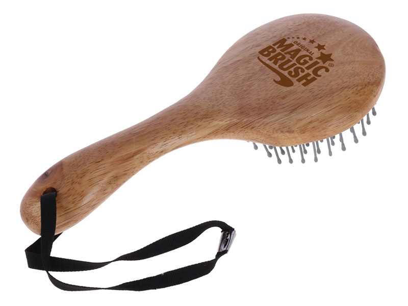 MagicBrush Mähnen- und Schweifbürste Holzgriff