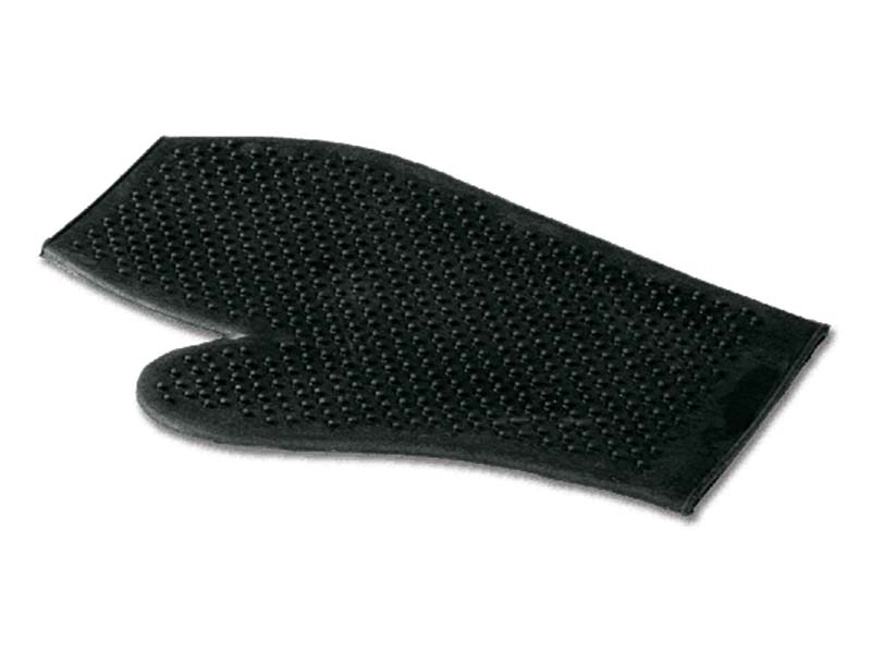 schwarzer Gummi-Putzhandschuh