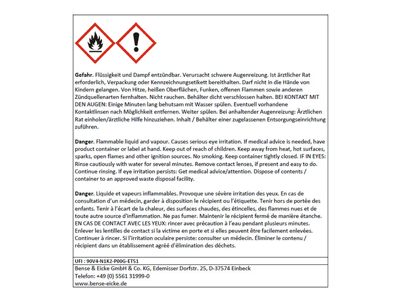 Bense & Eicke BrummerControl 500ml Bense & Eicke BrummerControl 500ml