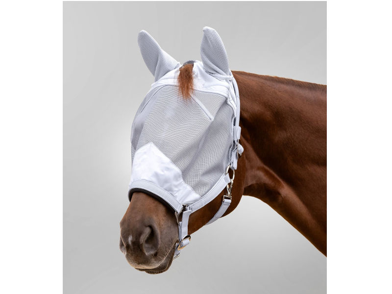 PREMIUM Fliegenmaske mit Halfter 