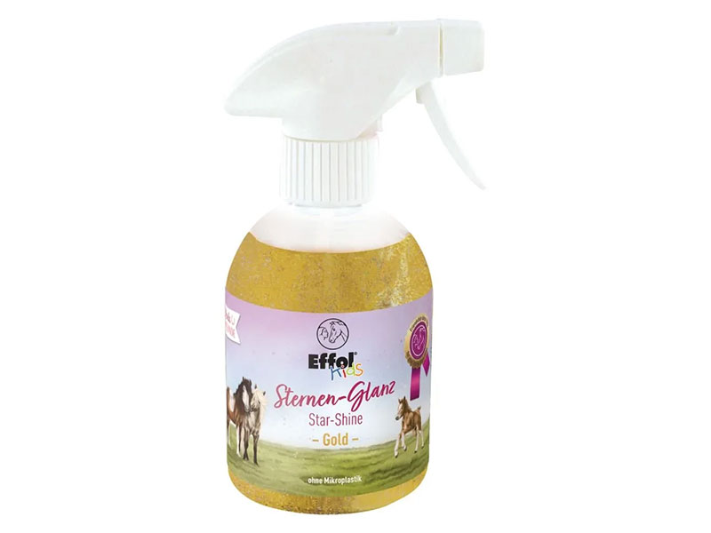 Sprühflasche mit Sternenglanz Gold