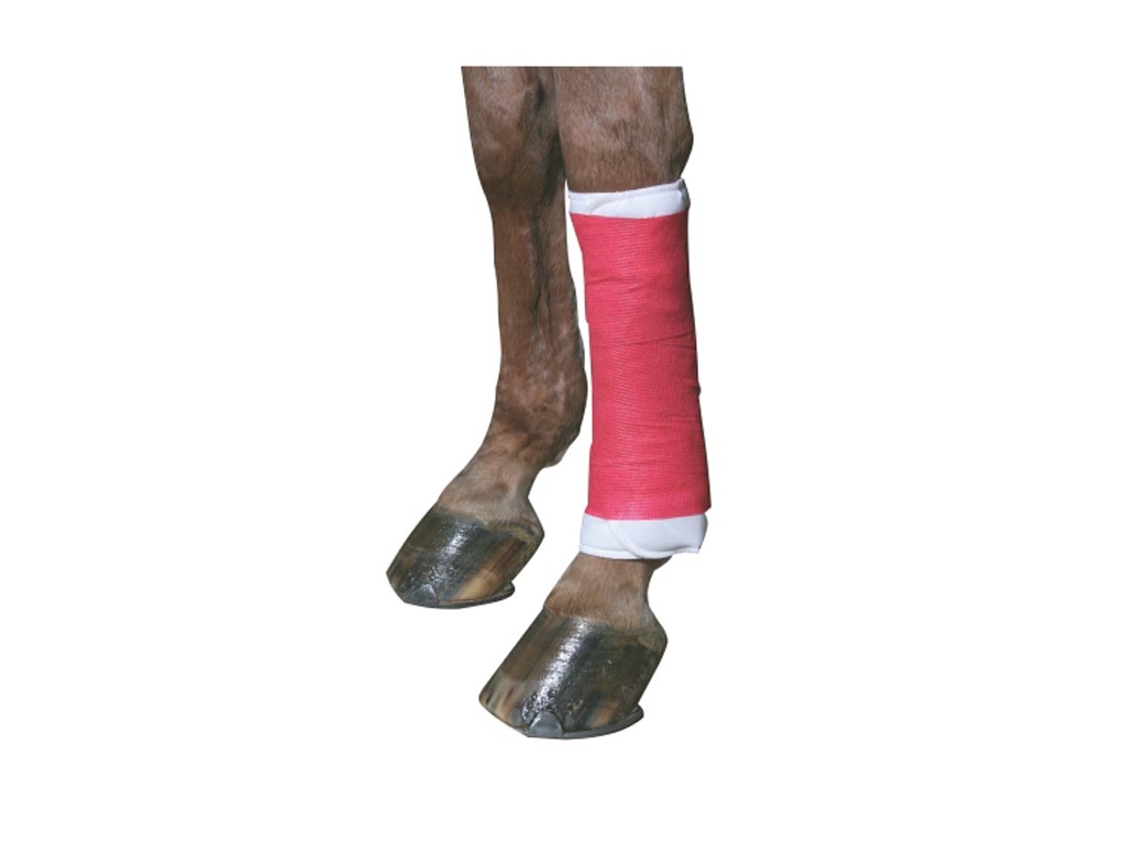 rote selbsthaftende Bandage