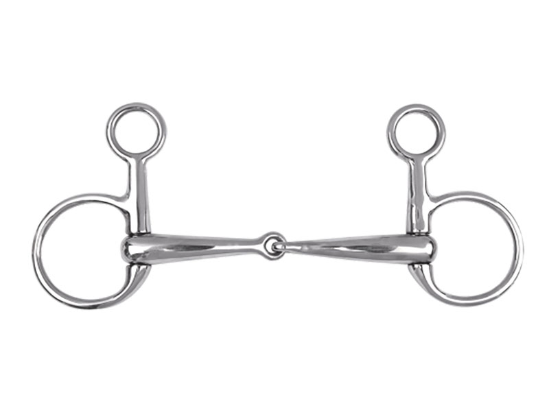 Baucher Gebiss, einfach gebrochen, massiv