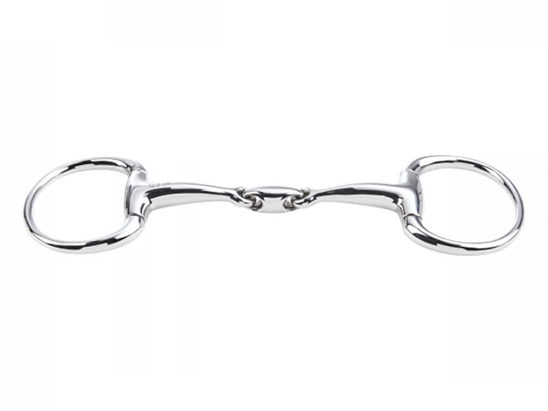 OLIVENKOPFGEBISS EDELSTAHL 14 MM, DOPPELT GEBROCHEN