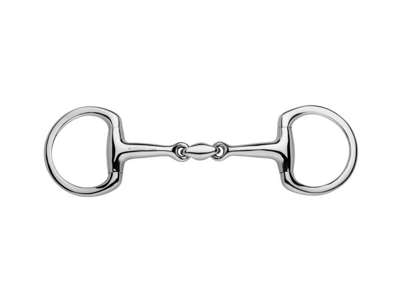 silberne Olivenkopf Trense Edelstahl 