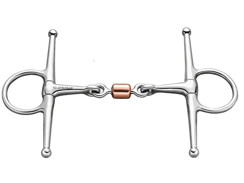 Schenkeltrense 12 mm mit beschichteter Kupferrolle