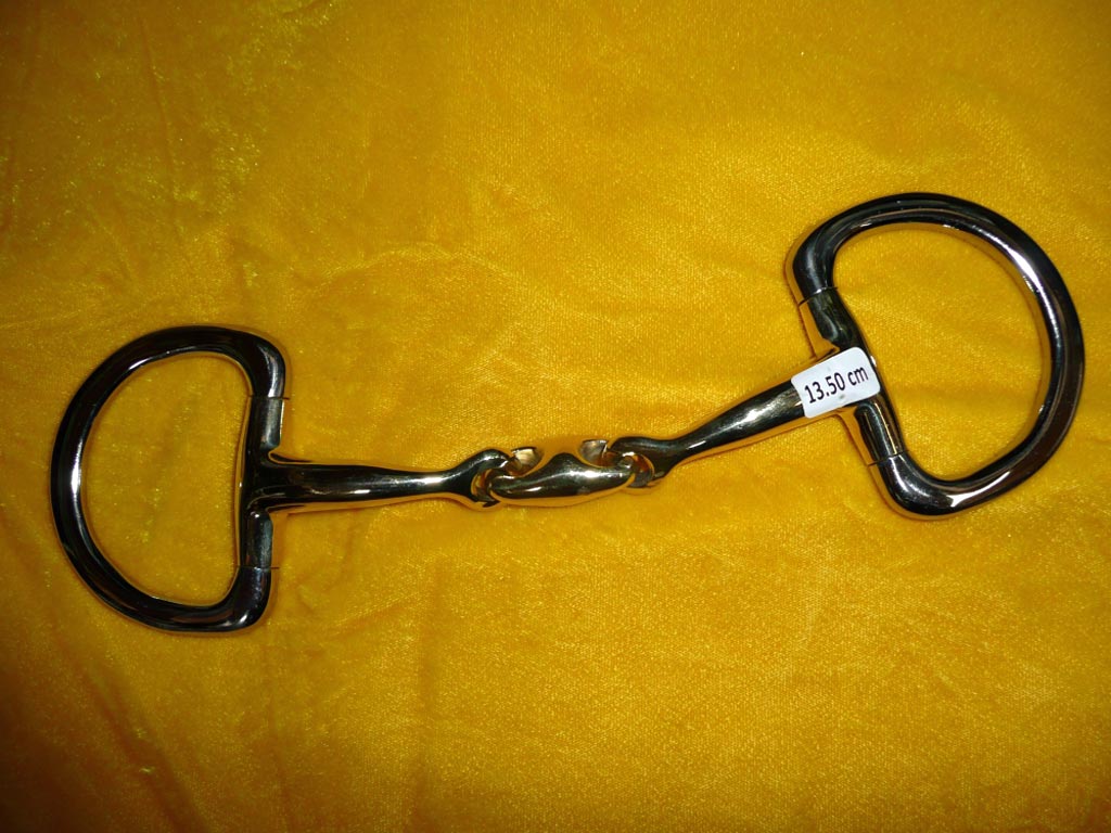 silbernes D-Ring-Gebiss