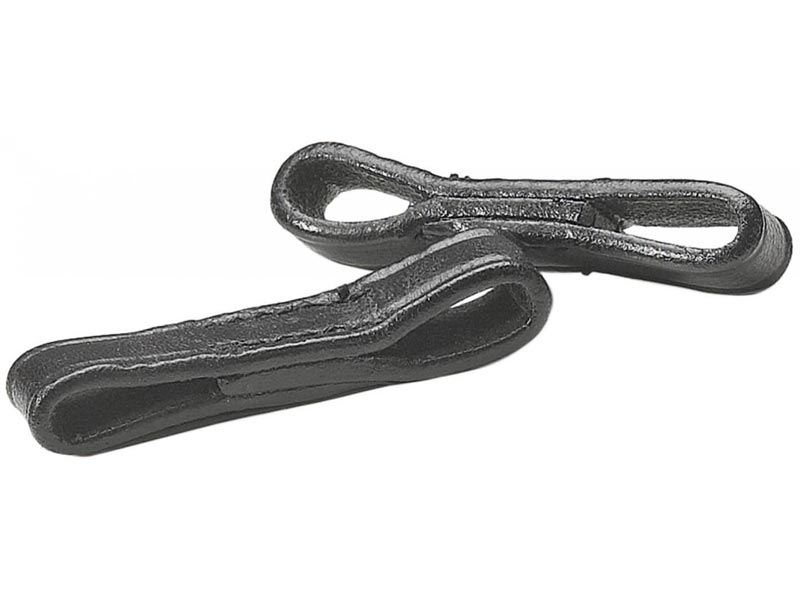 Knebeltrensenschlaufen, schwarz Knebeltrensenschlaufen, schwarz