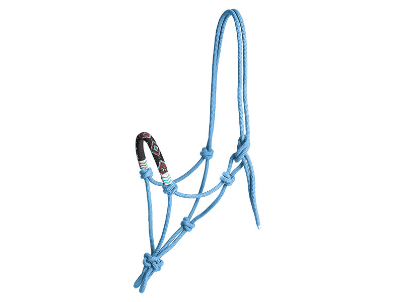 blaues Knotenhalfter