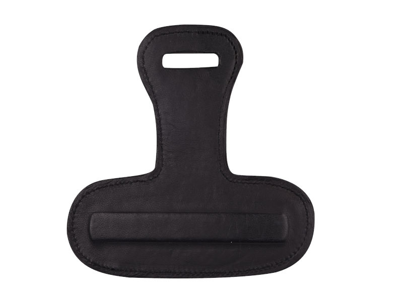 Schweifriemenhalterung aus Leder 