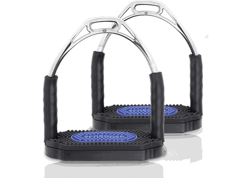 silberner Steigbügel mit schwarzer Sicherheitseinlage