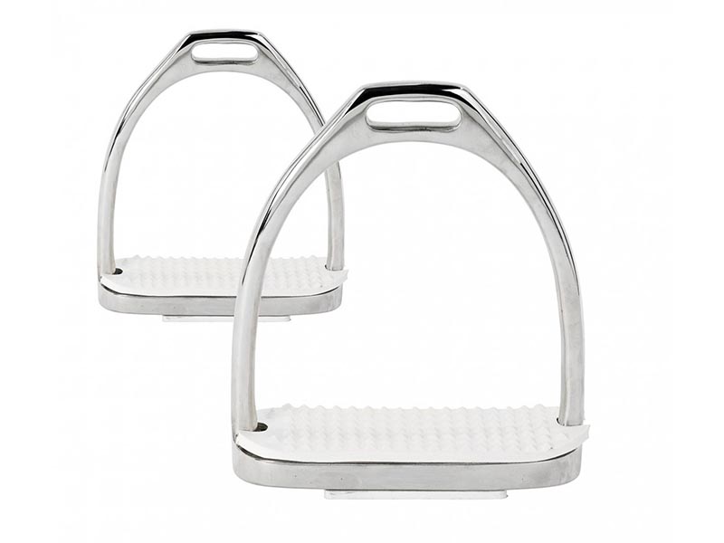 Steigbügel Edelstahl mit Gummieinlage Steigbügel Edelstahl mit Gummieinlage