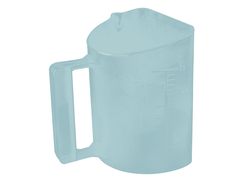 hellblaue Sackschaufel