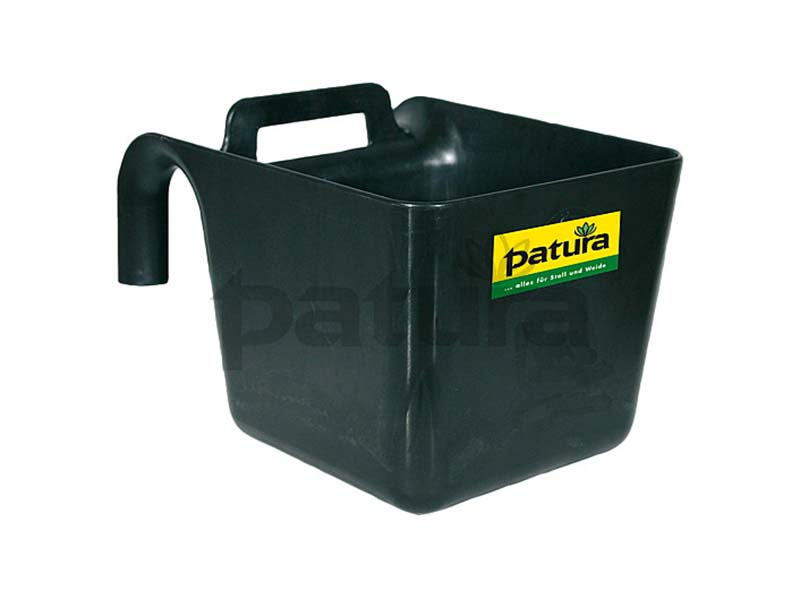 schwarzer Einhängetrog