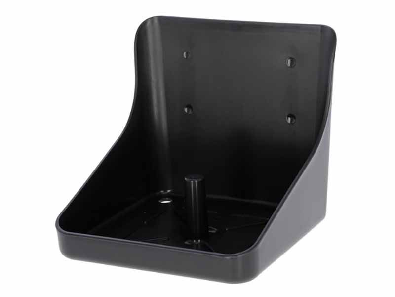 schwarzer Salzlecksteinhalter