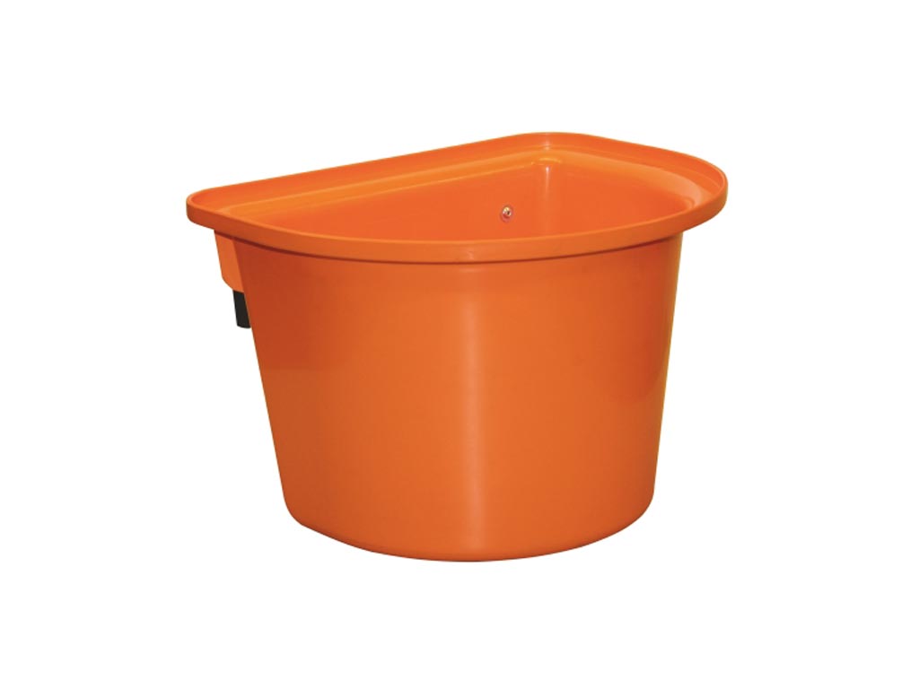 rote Transportkrippe mit Einhängebügel