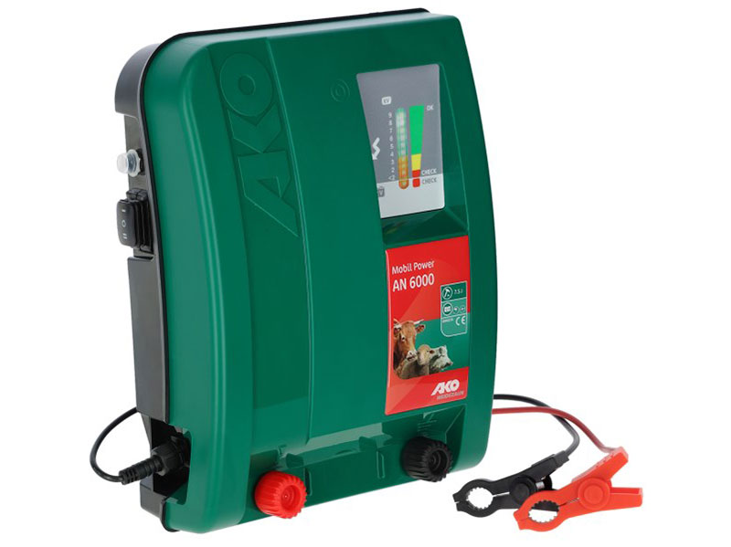 grünes Weidezaungerät AKO Mobil Power AN 6000
